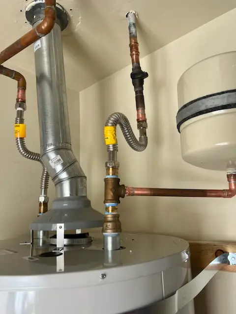 Water heater installation and plumbing repair in Fredonia